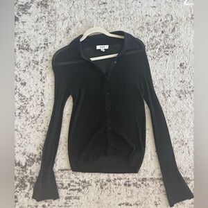 COS Black Button Down Shirt